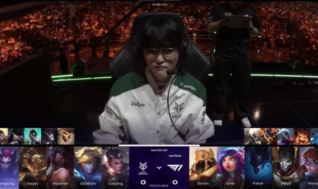 T1 1-0 BRO：鏖战50分钟守卫主场，T1首局力克BRO先下一城